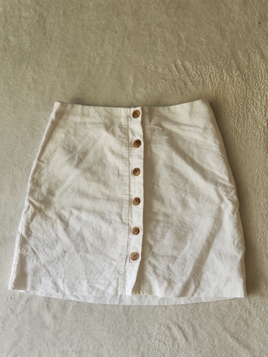 GAP Dresses & Skirts - GAP Cream Button-Front Midi Skirt